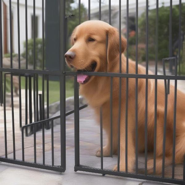 Durable Metal Dog Gate