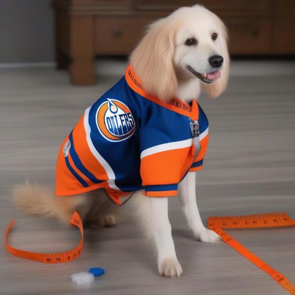 Edmonton Oilers Dog Jersey Sizing Guide