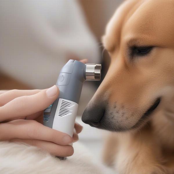 Dog Nail Grinder in Action