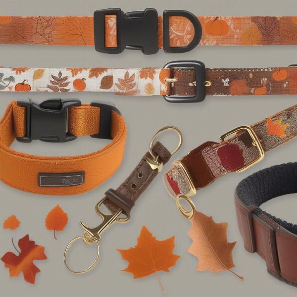 Fall Dog Collars in Different Styles