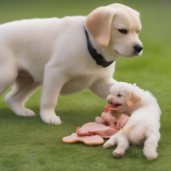 Feeding Chicken Carcass to Puppies and Senior Dogs