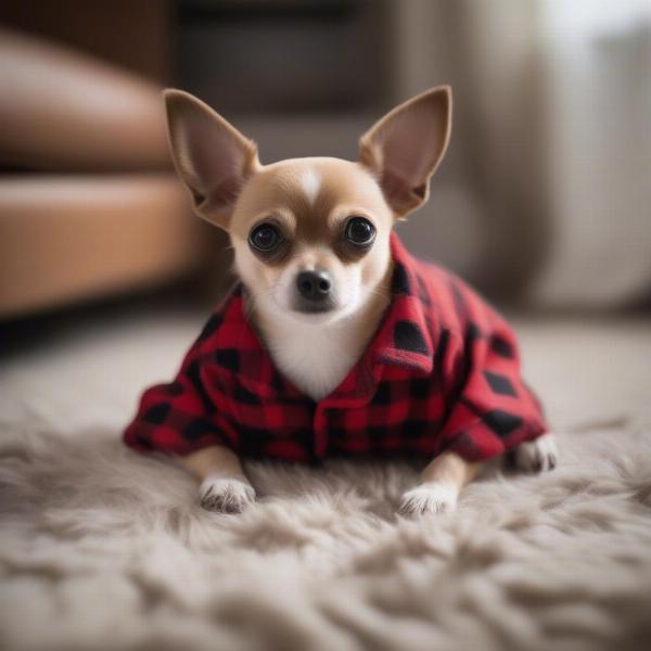 Flannel Pajamas for Small Dogs