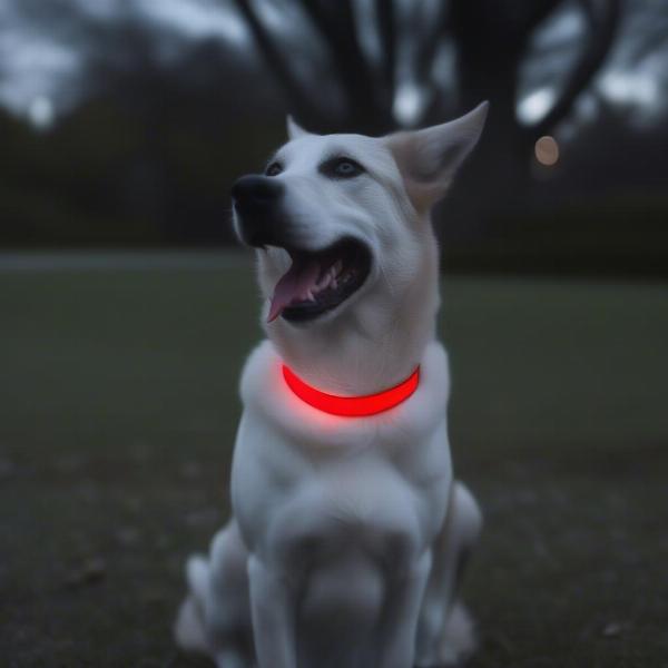 Flash Collar for Dogs: Enhancing Night Visibility