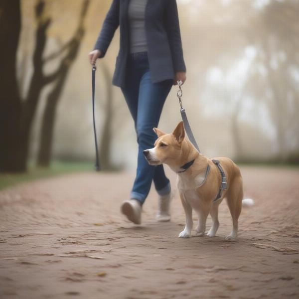 Dog Walking Safely with a Flexi Leash