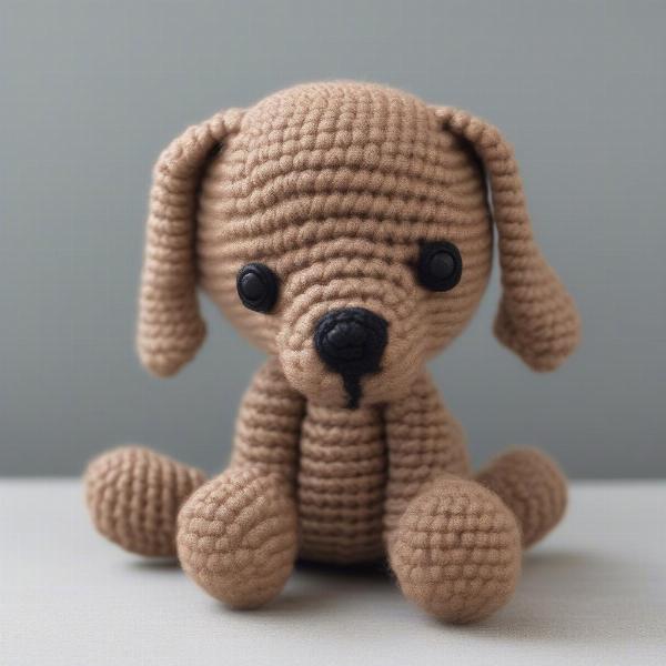 Beginner-friendly free dog amigurumi pattern