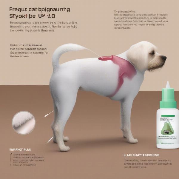 Applying Frontline Plus to a Small Dog