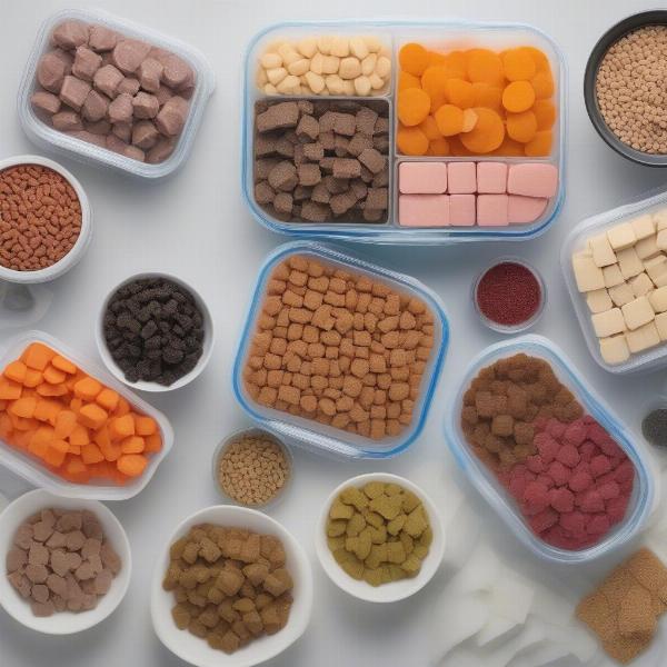 Frozen Dog Food Variety