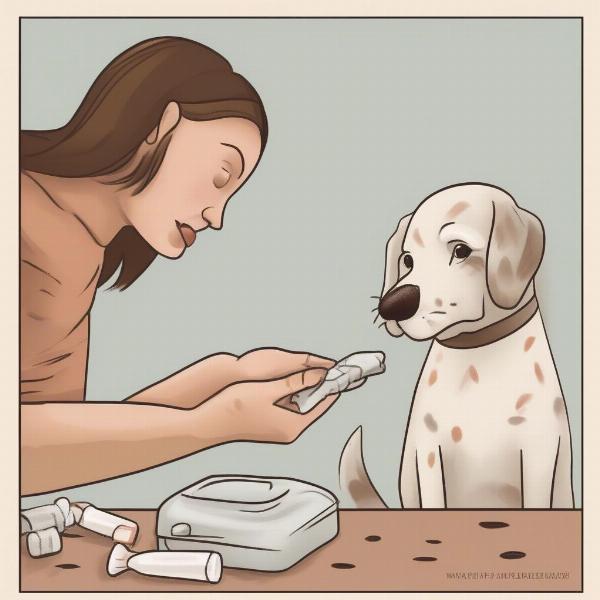 How to administer a flea and tick tablet to a dog