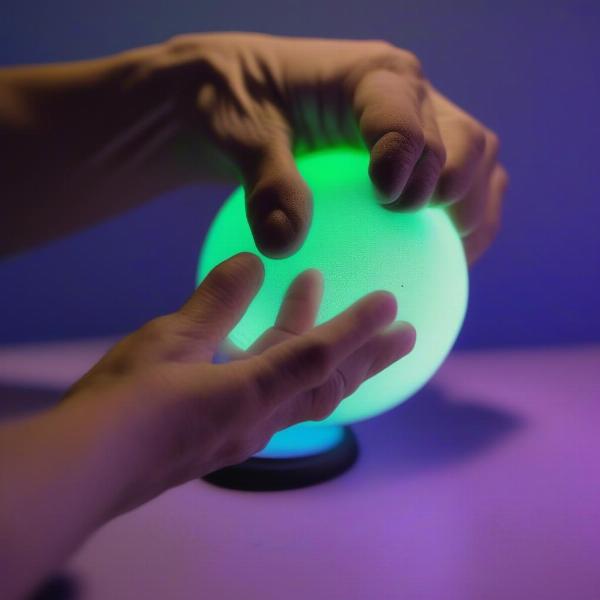 Checking a Glow in the Dark Dog Ball for Safety