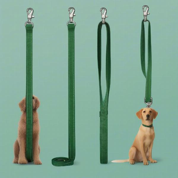 Green Dog Lead Lengths and Widths: Finding the Right Fit