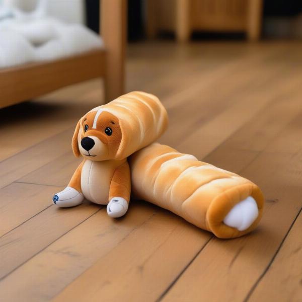 Greggs Sausage Roll Dog Toy