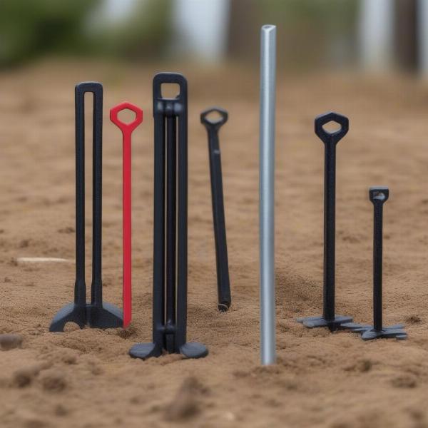 Different Types of Ground Dog Pegs and Stakes for Secure Tie-Outs