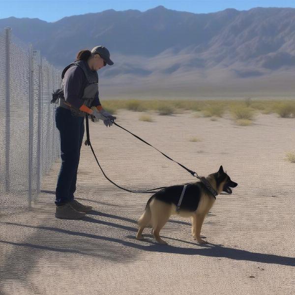 Training a guardian dog in Nevada