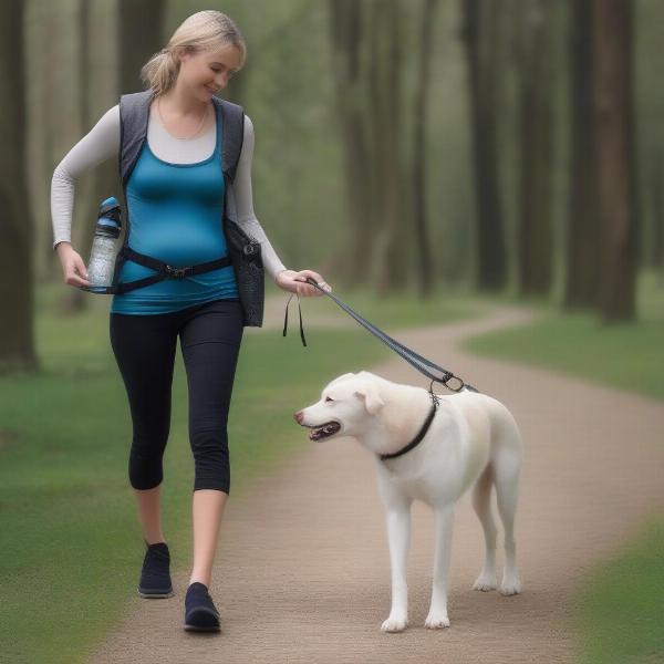 Hands-Free Leash and Collapsible Bowl