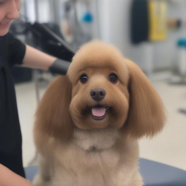 Happy Dog After Grooming in Wilmington, NC