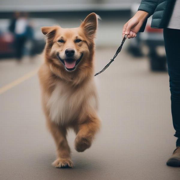 Happy Dog After Training Camp