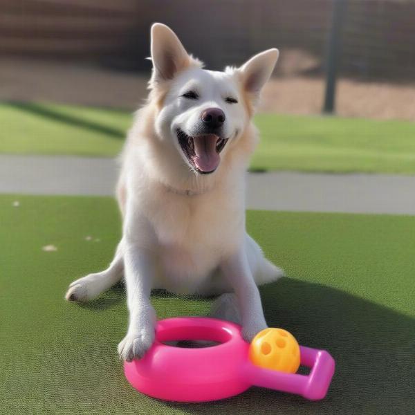 Happy Dog at a Manchester Boarding Facility