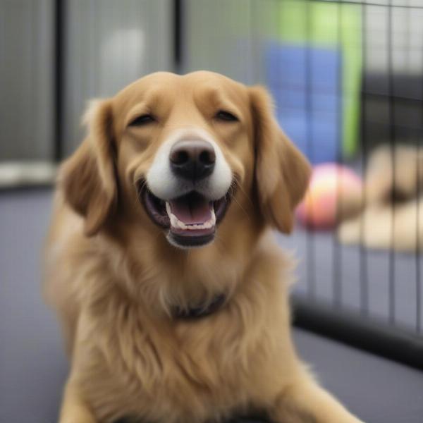 Happy Dog at Boarding in Stourbridge