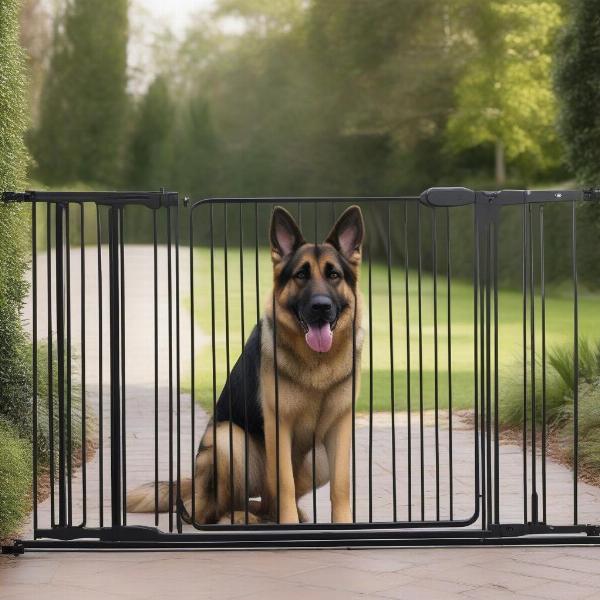 Hardware Mounted Dog Gate