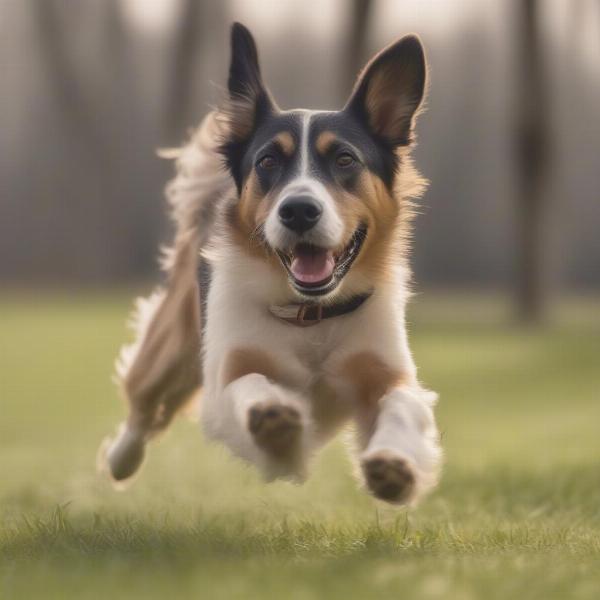 Healthy Dog Running