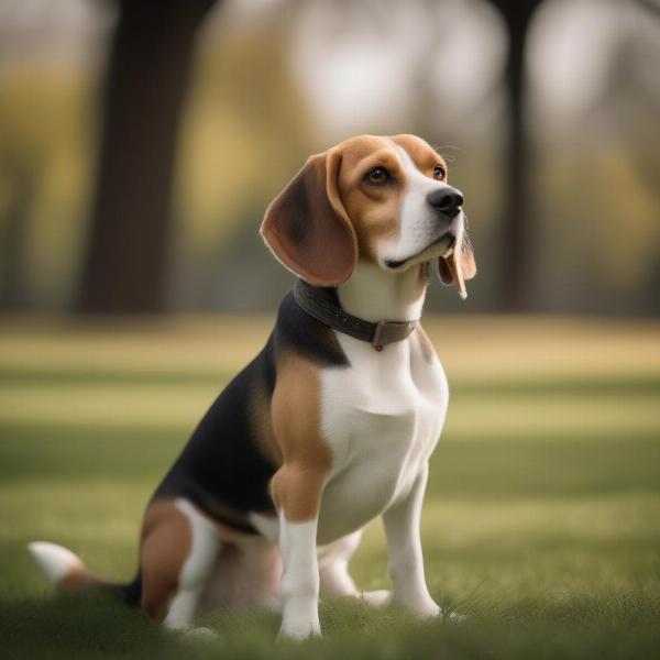 A healthy dog with a shiny coat, showcasing the benefits of a balanced diet.