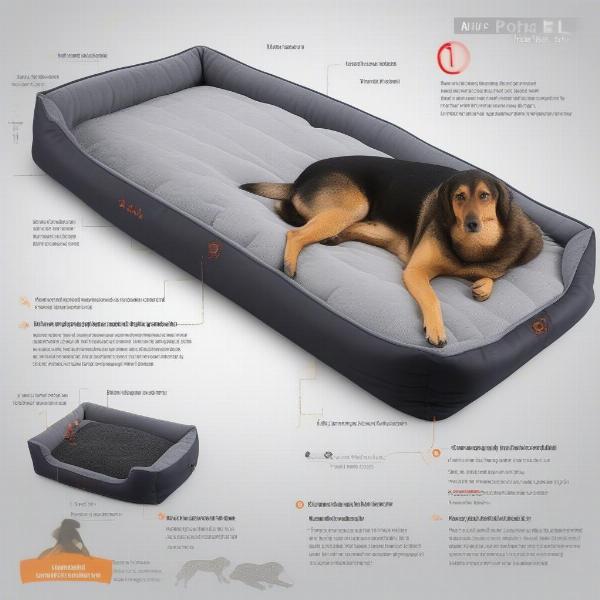 Heated and Self-Heating Dog Beds for Extra Warmth