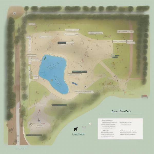 Map of Herty Pines Dog Park