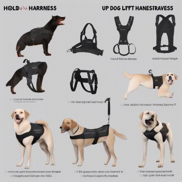 Different Types of Hold Em Up Dog Harnesses