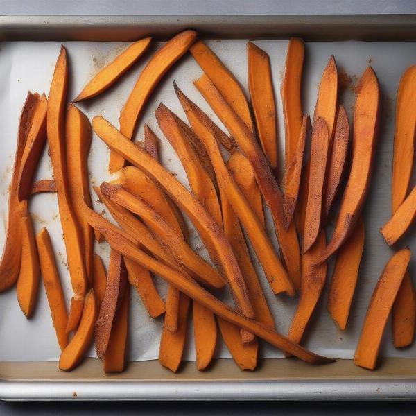 Homemade Sweet Potato Fries Dog Treat