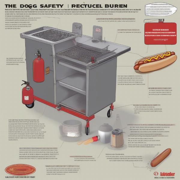 Hot Dog Cart Burner Safety Precautions