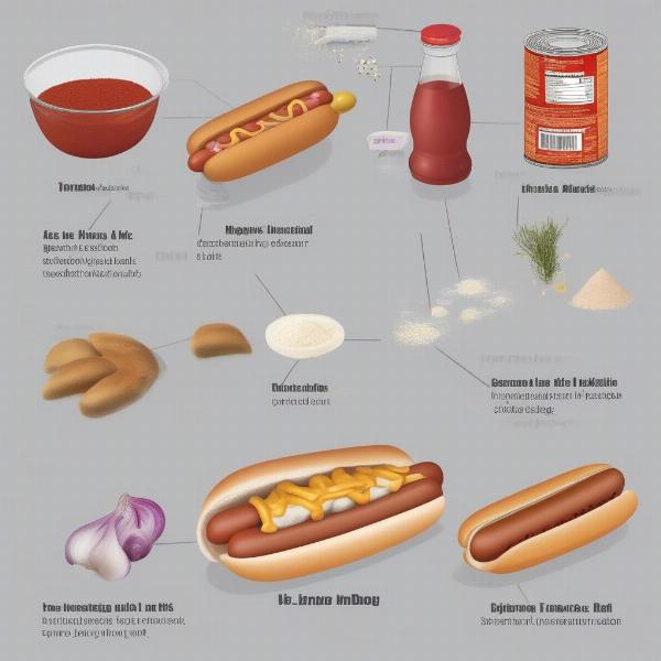 Hot Dog Ingredients