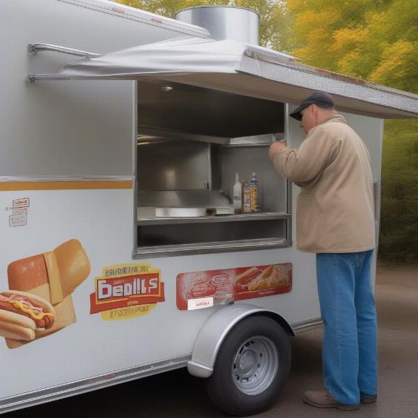 Hot Dog Trailer Inspection