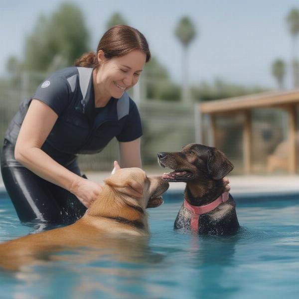 Teaching a Dog to Swim