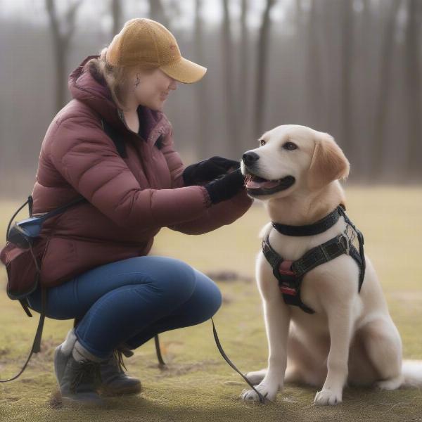 Training a Dog with an Up Country Dog Harness