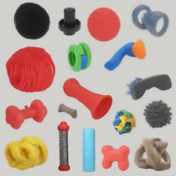 Various Indestructible Dog Toys