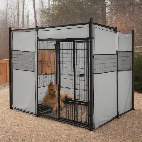 Indoor and Outdoor Kennel Panels for Dogs