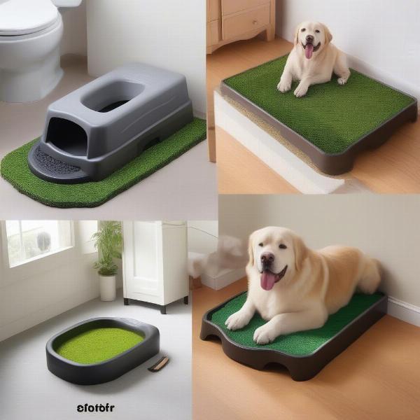 Comparing different types of indoor pet potties for large dogs