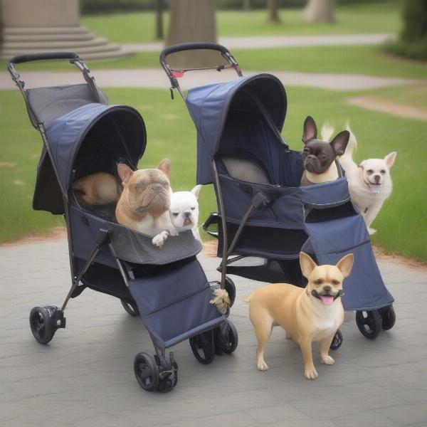 Innopet Dog Stroller Size Comparison