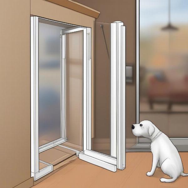 Installing a Dog Door in a Sliding Glass Door