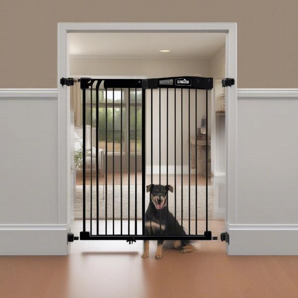 Installing a Metal Dog Gate