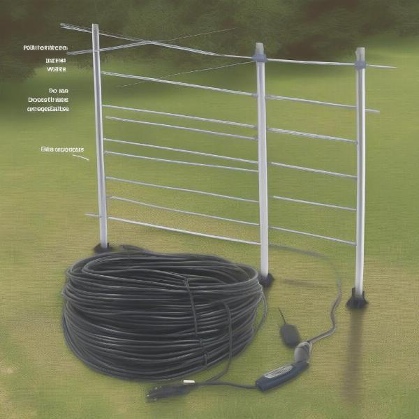 Installing Electric Fence Wire