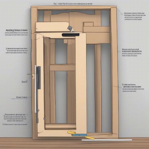 Installing an XL dog door in a wall