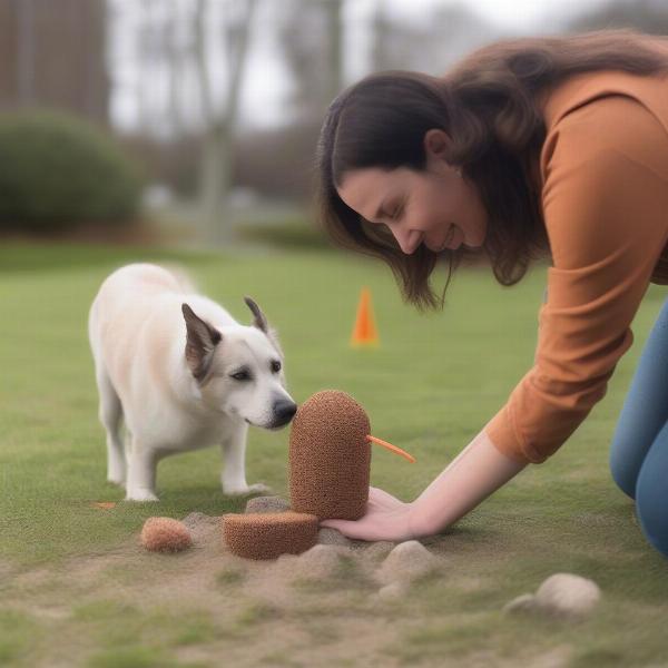 Introducing Your Dog to a Burrow Toy