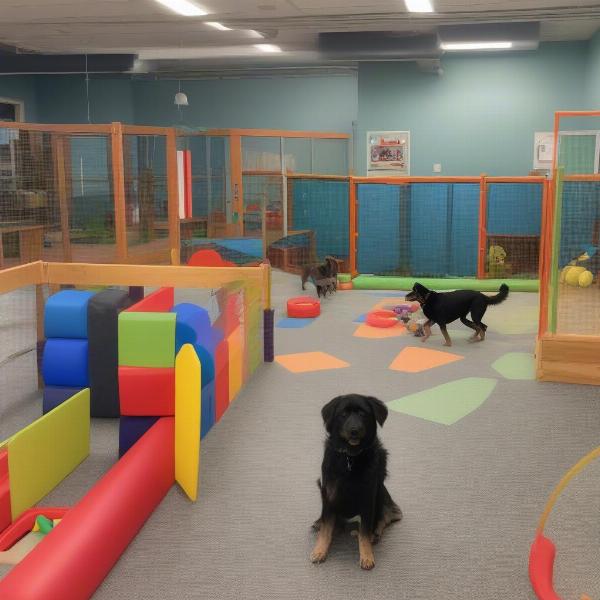 Issaquah Dog Daycare Play Area