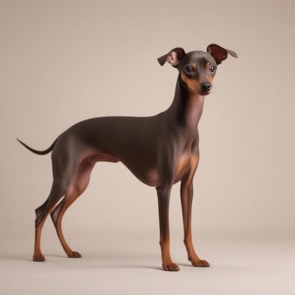 Small Long Legged Dog Breeds: Italian Greyhound and Miniature Pinscher