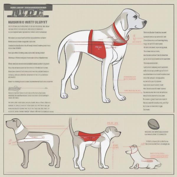 Dog Football Outfit Sizing