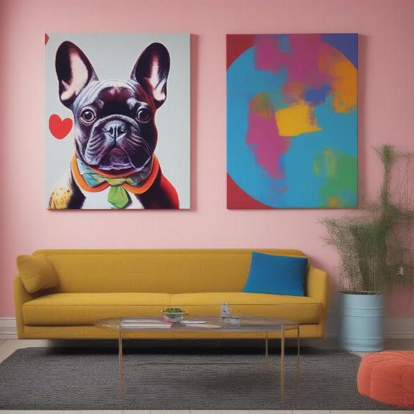 Choosing the Right Size and Placement for Your Crazy Dog Canvas