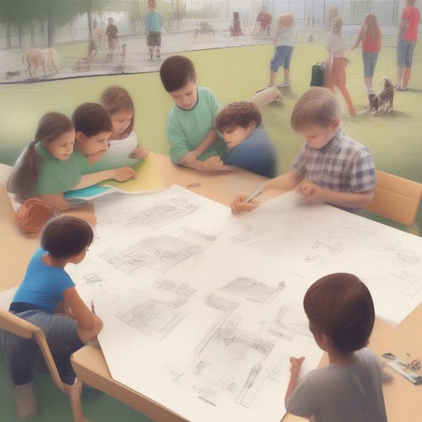 Children Designing the East Troy Dog Park