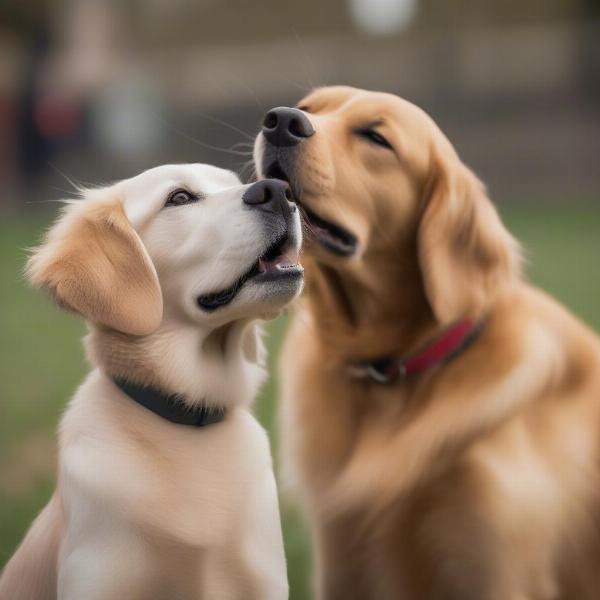 Dog Interactions at Kingsway Dog Park