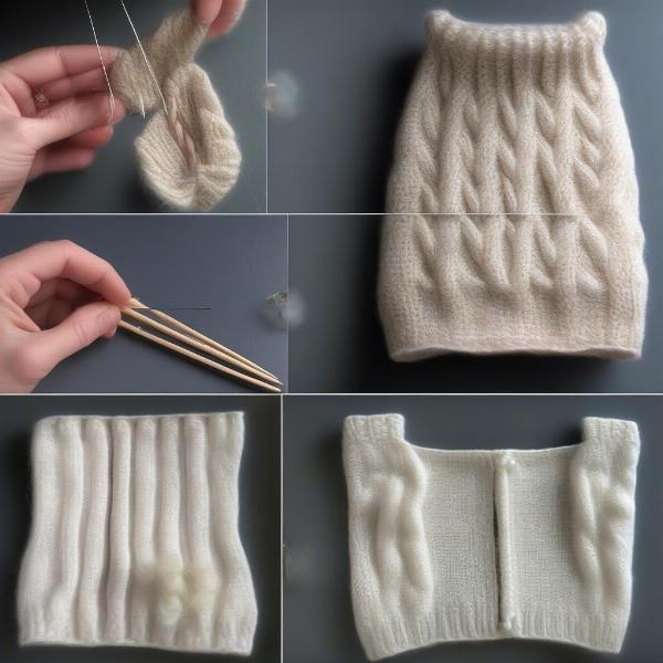 Step-by-step guide to knitting a dog sweater